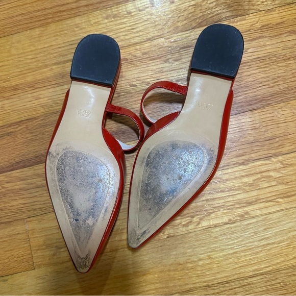 Zara Women's Red Mules size 35 - Picture 6 of 8
